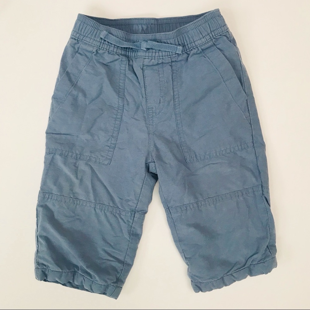 Janie and Jack jersey lined cargo pants, 6-12 mo